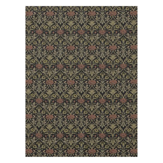 William Morris  Roos en Lily Pattern Tafelkleed (Voorkant)