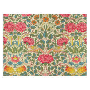 William Morris Roos Floral Chintz Pink Tafelkleed