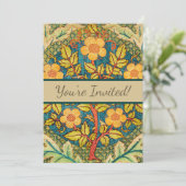 William Morris Roos Krans: Klassieke Kunst & Ambac Kaart (Staand voorkant)