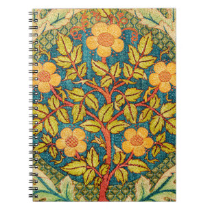 William Morris Roos Krans: Klassieke Kunst & Ambac Notitieboek
