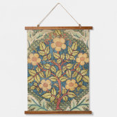 William Morris Roos Kranskussen Hoesje Classic Hangend Wandkleed (Voorkant)