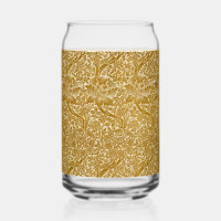 William Morris Roos & Thistle Floral Golden