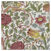 William Morris  Roos & vogelpatroon Stof (Close Up)