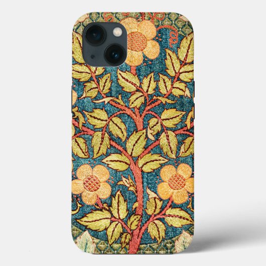 William Morris Roos Wreath Case-Mate iPhone Case (Achterkant)