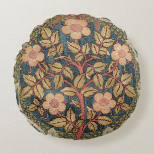 William Morris Roos Wreath Flowering Roos Rond Kussen