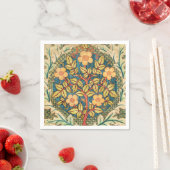 William Morris Roos Wreath Servet (Insitu)