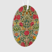 William Morris Rose Floral Chintz rose (devant)