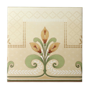 William Morris Row of Lilies Tegeltje