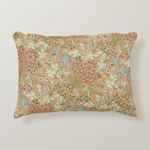 William Morris  roze blauw wit groen Accent Kussen