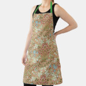 William Morris roze blauw wit groen Schort (Insitu)