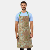 William Morris roze blauw wit groen Schort (Gedragen)