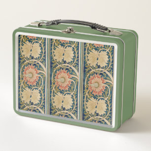 William Morris Roze Bloemrijke Zijde Borduurwerk A