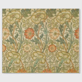 William Morris - roze en Roos Cadeaupapier (Vlak)