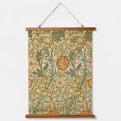 William Morris - roze en Roos Hangend Wandkleed (Voorkant)