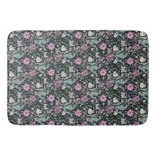 William Morris Roze Klaproos Botanische Victoriaan Badmat