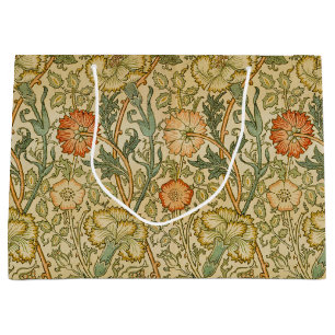 William Morris Roze Roos Rand Bloemstuk Kunst Groot Cadeauzakje