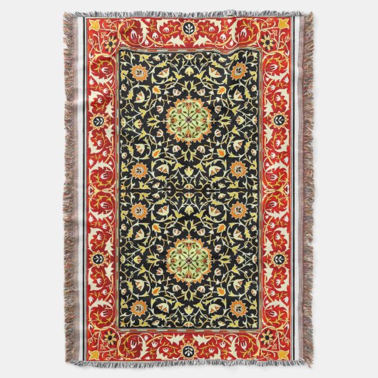 William Morris  Rug Floral Design Deken (Voorkant Verticaal)