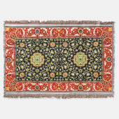 William Morris  Rug Floral Design Deken (Voorkant)