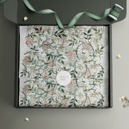 William Morris Sage Green Pattern Design  Tissuepapier