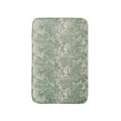 William Morris Saliegroen Tulp Patroon: Vintage Badmat (Voorkant Verticaal)
