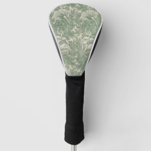 William Morris Saliegroen Tulp Patroon: Vintage Golfheadcover