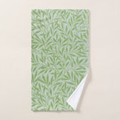 William Morris Saule Fleur Classique Vert (Serviette à main)