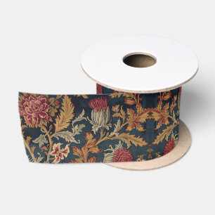 William Morris Schotse distel vintage bloem Lint