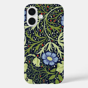 William Morris Seaweed Antiek Flower iPhone 16 Hoesje