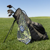 William Morris Seaweed Antiek Flower Golfhanddoek (Groen)