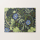 William Morris Seaweed Antiek Flower Legpuzzel (Horizontaal)