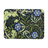 William Morris Seaweed Antiek Flower Magneet (Horizontaal)