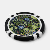 William Morris Seaweed Antiek Flower Poker Chips (Enkel)