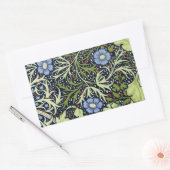 William Morris Seaweed Antiek Flower Rechthoekige Sticker (Envelop)