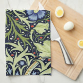 William Morris Seaweed Antiek Flower Theedoek (Quarter Fold)