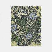 William Morris Seaweed Pattern Fleece Deken (Voorkant)