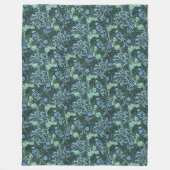 William Morris Seaweed Pattern Fleece Deken (Voorkant)