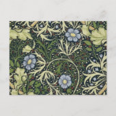 William Morris Seaweed Pattern Floral Art Briefkaart (Voorkant)