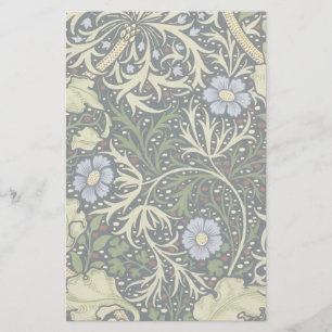 William Morris Seaweed Pattern Floral  Art Briefpapier