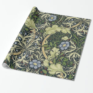 William Morris Seaweed Pattern Floral Art Cadeaupapier