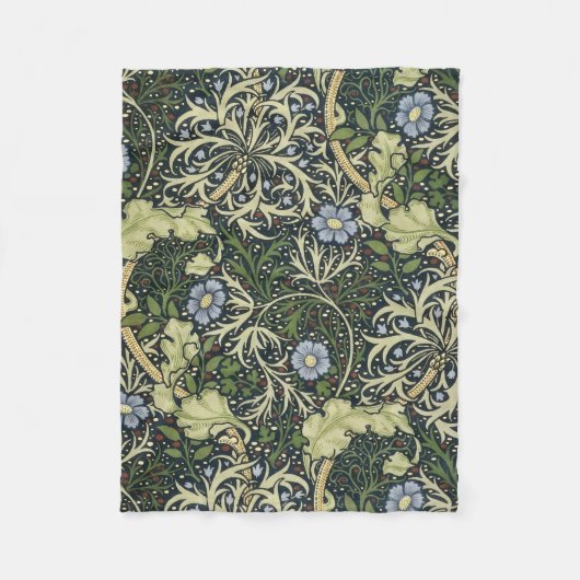 William Morris Seaweed Pattern Floral  Art Fleece Deken (Voorkant)