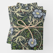 William Morris Seaweed Pattern Floral  Art Inpakpapier Vel (In situ)