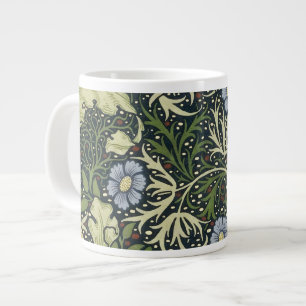 William Morris Seaweed Pattern Floral  Art Jumbo Mok