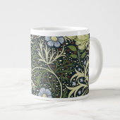 William Morris Seaweed Pattern Floral  Art Jumbo Mok (Voorkant rechts)