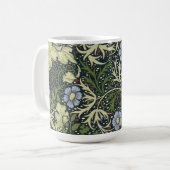 William Morris Seaweed Pattern Floral  Art Koffiemok (Voorkant links)