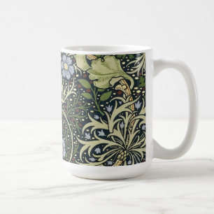 William Morris Seaweed Pattern Floral  Art Koffiemok