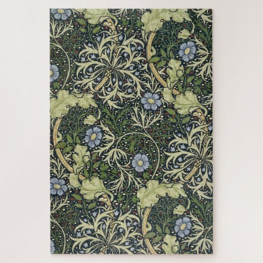 William Morris Seaweed Pattern Floral  Art Legpuzzel (Verticaal)