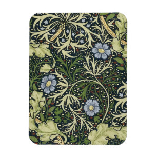 William Morris Seaweed Pattern Floral  Art Magneet