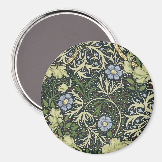 William Morris Seaweed Pattern Floral Art Magneet (Voorkant / Achterkant)