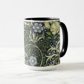 William Morris Seaweed Pattern Floral Art Mok (Voorkant rechts)