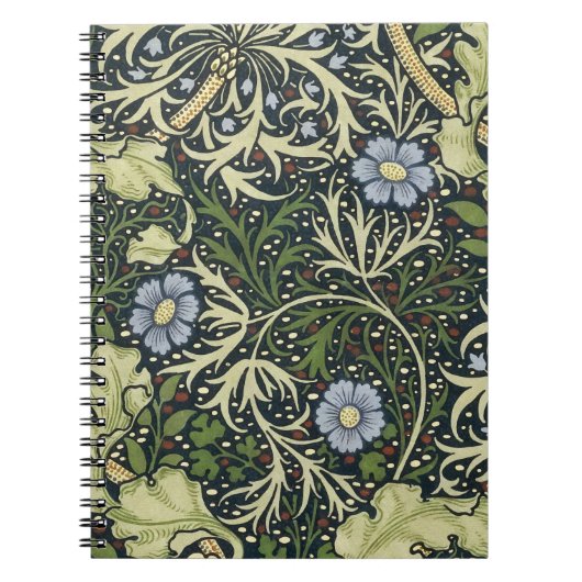 William Morris Seaweed Pattern Floral Art Notitieboek (Voorkant)